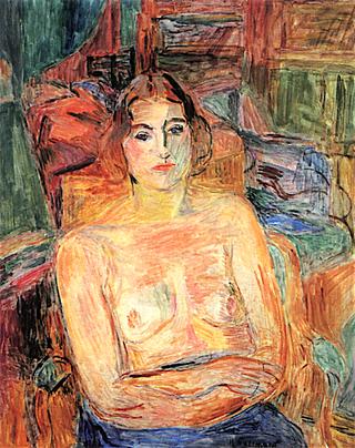 Seated Female Half Nude