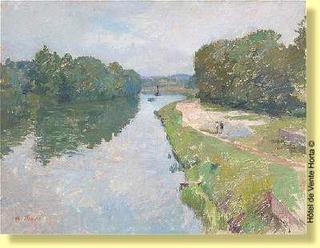 Walking along the Seine