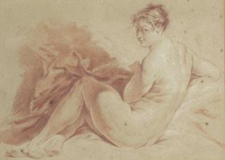 A Seated Female Nude