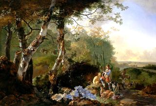 Landscape with Sportsmen and Game