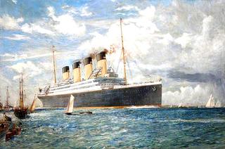 White Star Liner ‘Britannic’, 1914