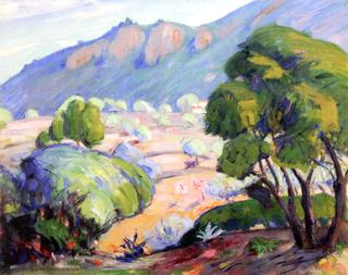 French Landscape with Olive Trees