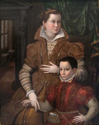 Portrait of a Noblewoman with Her Son