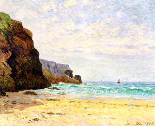 At the Foot of the Cliffs, Morning, Cabaret-sur-Mer