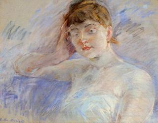 Young Woman in White