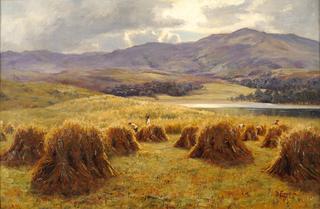 Haymaking in the Scottish Countryside
