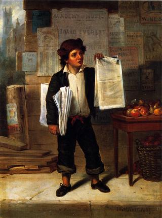 Newsboy Selling The New-York Herald