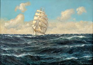 Under full sail