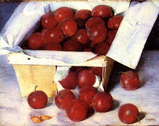 Plums in a Basket