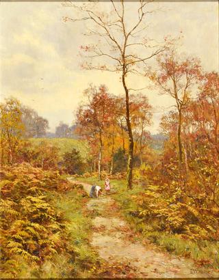 A Woodland Path in Autumn