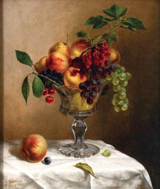 Still Life with Fruit in a Glass Compote