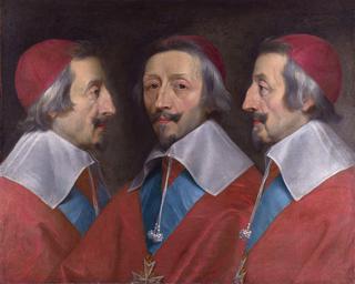黎塞留红衣主教三人画像