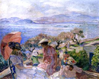 On the Terrace Facing the Sea, Sainte-Maxime