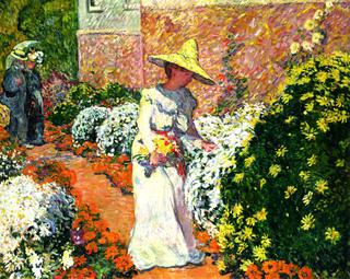 Madame Valtat in the Garden at Anthéor