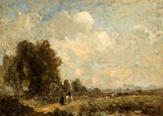 Landscape with Figures on a Country Path