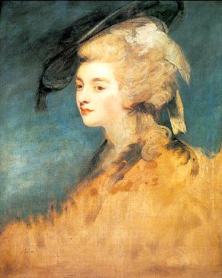 德文郡公爵夫人乔治安娜·斯宾塞的肖像