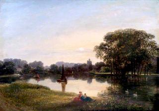 The River Thames at Chiswick, London