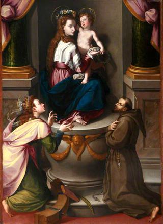 Madonna and Child with Saint Catherine of Alexandria and Saint Francis of Assisi