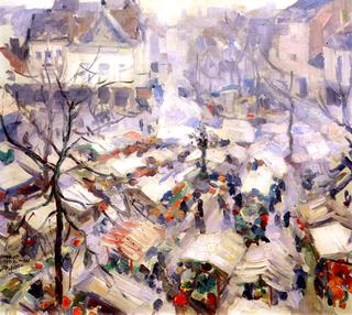 View of Marché, Ste. Catherine, Winter