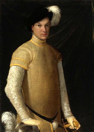 Portrait of a Young Man with a Plumed Hat
