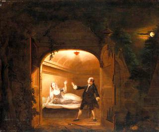 David Garrick (1717–1779), as Romeo, George Anne Bellamy (c.1731–1788), as Juliet, and Charles Blake