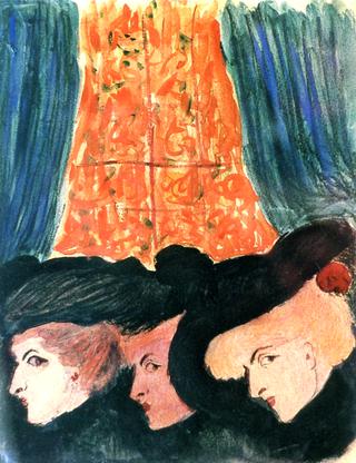 Three Women at the Theater