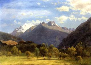 The Alps from Visp