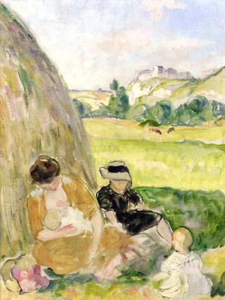 Woman and Children in the Countryside