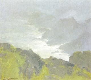 A Fog at Lobster Cove, Monhegan, Maine