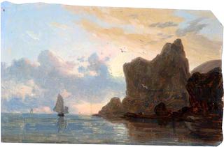 Sunset, Coastal Scene