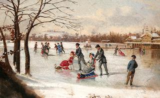 Skating in the Bois de Boulogne