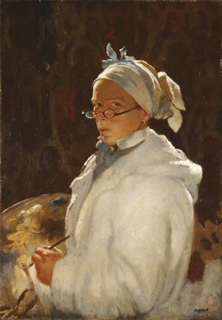 Self-Portrait with Glasses