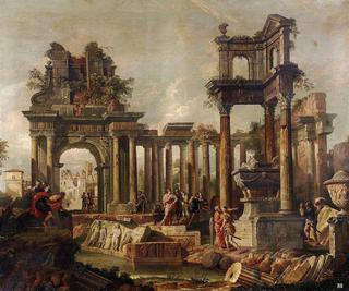 Capriccio with Ruins and Figures.