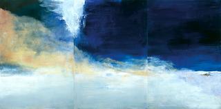 The wind pushes the sea – Triptych