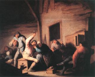 Peasants Carousing in a Tavern
