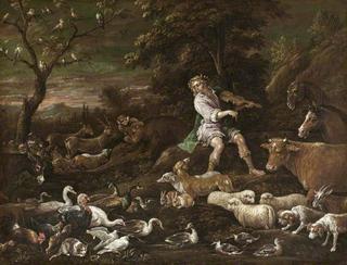 Orpheus Charming the Animals