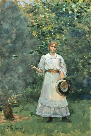 Girl in the Garden