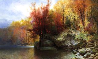 Autumn River Landscape