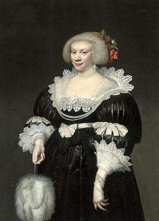 Portrait of a Lady with a White Fan