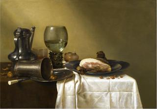 Still Life of a Pewte Kanne, a Roemer, etc.