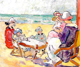 Women and Children on the Beach