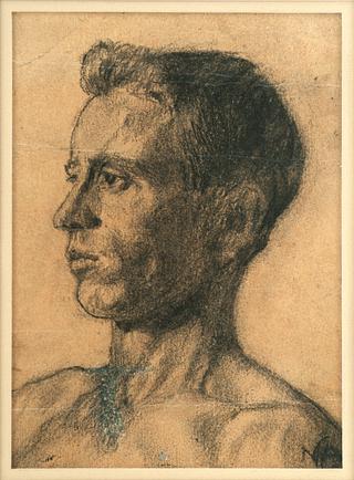 Study - Young Man's Head