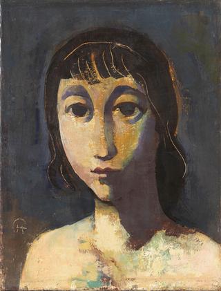 Girl’s Head with Dark Hair