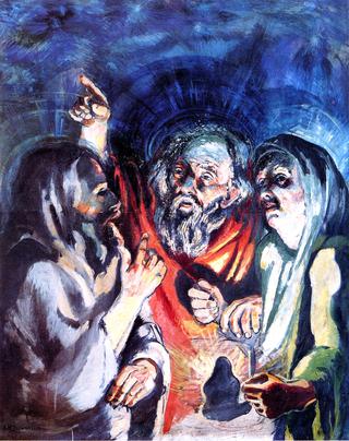 Christ with the Blind and Dumb Man