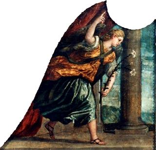 -圣劳伦斯祭坛画（左侧板）-天使加布里埃尔