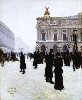 Outside the Opera, Paris