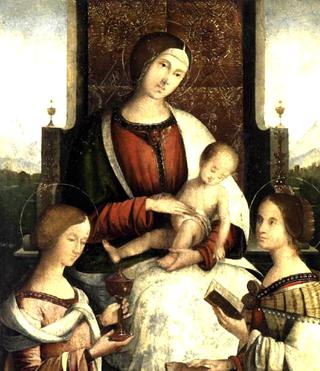 Madonna and Child with Saints Mary Magdalene and Catherine of Alexandria