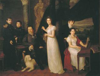莫尔科夫伯爵和他的家人