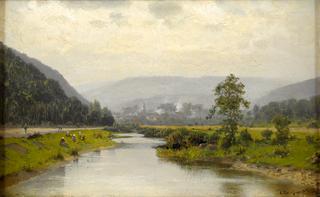 Summer Landscape with River