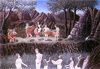 Large Landscape with Bathers and Dancers